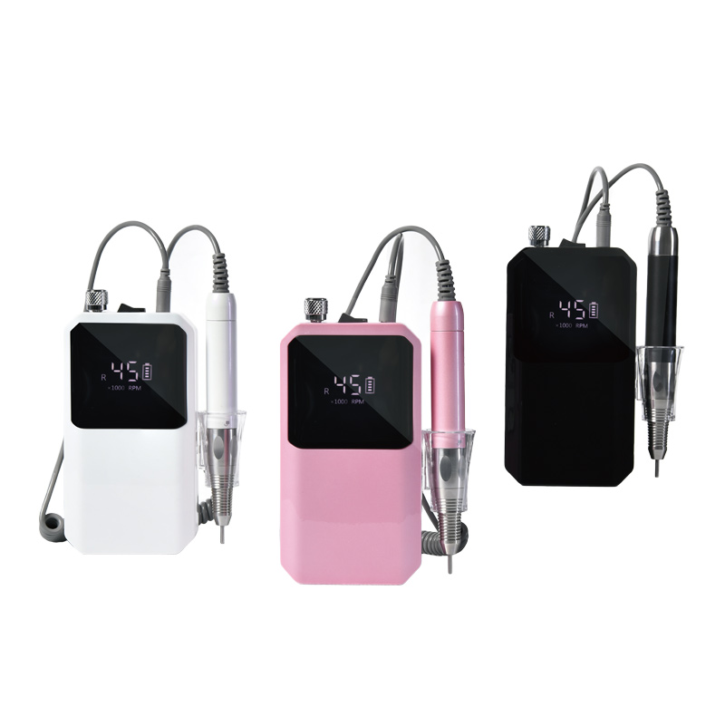 Электрычная паліроўка пазногцяў на 45 000 абаротаў у хвіліну