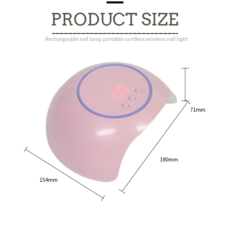 Smart Sensor Nail Lamp Hands-Free