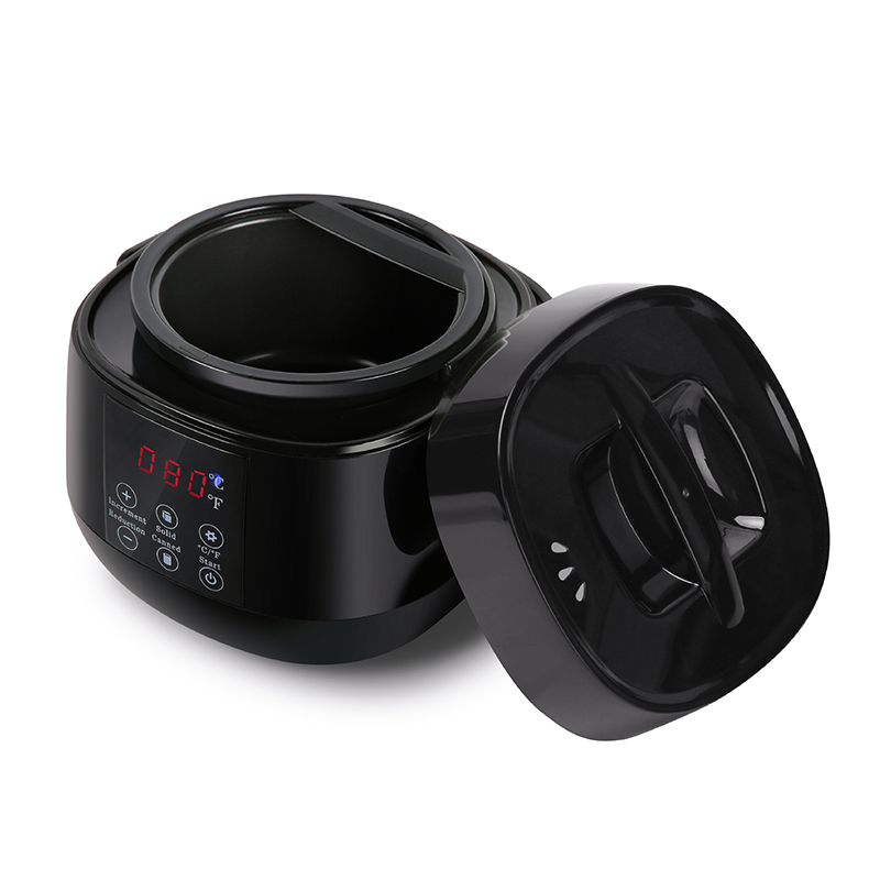 Невялікі воскаплавільны гаршчок з чорнай ручкай